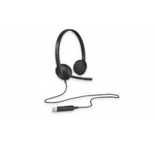 Logitech® H340 USB Headset - BLACK - USB - EMEA