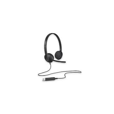 Logitech® H340 USB Headset - BLACK - USB - EMEA
