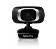 Canyon CNE-CWC3N webkamera, HD 720p, 1Mpx, USB, mikrofón, 360° rozsah