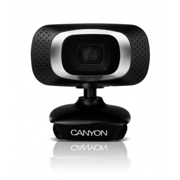 Canyon CNE-CWC3N webkamera, HD 720p, 1Mpx, USB, mikrofón, 360° rozsah