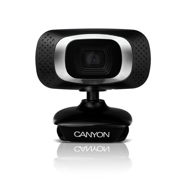 Canyon CNE-CWC3N webkamera, HD 720p, 1Mpx, USB, mikrofón, 360° rozsah