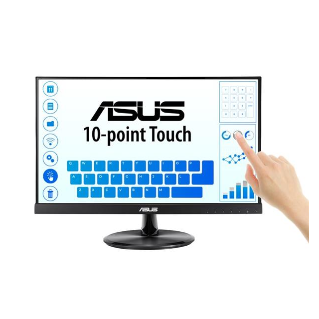 ASUS VT229H 21,5" IPS Touch 10-bodový dotykový monitor 1920x1080 100mil:1 5ms 250cd HDMI, D-Sub