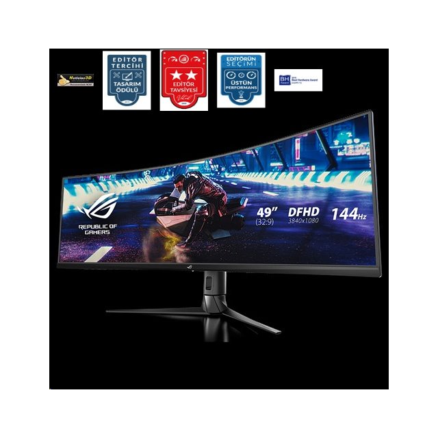 ASUS ROG STRIX XG49VQ 49" DFHD 144Hz (3840x1440) FreeSync2 HDR 4ms 450cd DP 2xHDMI Repro