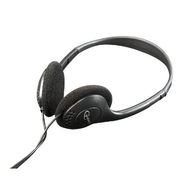 Gembird Stereo slúchadlá s ovládaním hlasitosti, 3.5 mm miniJack, čierne