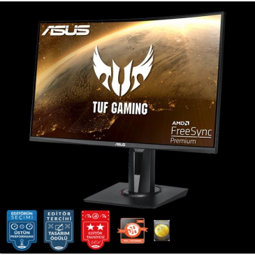 ASUS TUF Gaming VG27VQ 27" 1920x1080 Full HD 165Hz 100mil:1 1ms 400cd HDMI DP DVI repro, čierny