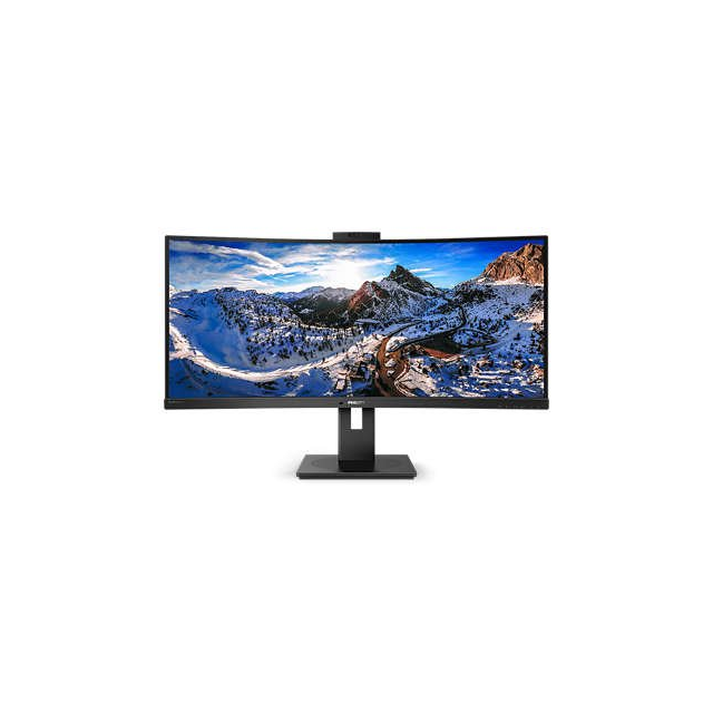 Philips 346P1CRH 34" VA LED 3440x1440 80 000 000:1 4ms 500cd HDMI DP USB-C(90W) CAM repro cierny
