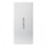 Canyon CNE-CPB1006W Powerbank, Li-pol, 10.000 mAh, 2 x USB výstup, 2 x USB vstup (1xUSB-C), LED
