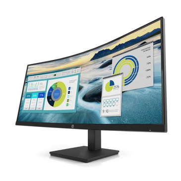 HP P34hc G4, 34.0 VA/Curved, 3440x1440, 3500:1, 5ms, 250cd, HDMI/DP/USB-C, 3-3-0, repro/doking