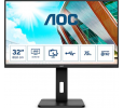 AOC U32P2 31.5"W VA LED 3840x2160 50 000 000:1 4ms 350cd DP 2xHDMI repro