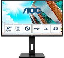 AOC U32P2 31.5"W VA LED 3840x2160 50 000 000:1 4ms 350cd DP 2xHDMI repro