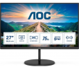 AOC Q27V4EA 27"W IPS LED 2560x1440 20 000 000:1 4ms 250cd HDMI DP