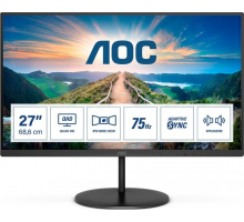 AOC Q27V4EA 27"W IPS LED 2560x1440 20 000 000:1 4ms 250cd HDMI DP
