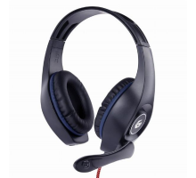 Gembird Stereo headset s mikrofónom, herný, 1 x 3.5 mm miniJack, čieny