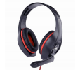 Gembird Stereo headset s mikrofónom, herný, 1 x 3.5 mm miniJack, červeno - čieny