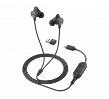 Logitech® Zone Wired Earbuds Teams - GRAPHITE