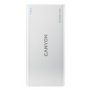 Canyon CNE-CPB1008W Powerbank, Li-pol, 10.000 mAh, 5V/2.1A, 2 x vstup (Lightning + microUSB), 2 x