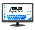 ASUS VT168HR 15,6" TN Touch 10-bodový dotykový monitor 1366x768 5ms 220cd HDMI, D-Sub čierny