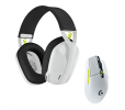 Logitech® G Wireless Gaming Combo - BLACK+WHITE+LIME - EER2