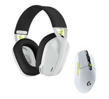 Logitech® G Wireless Gaming Combo - BLACK+WHITE+LIME - EER2