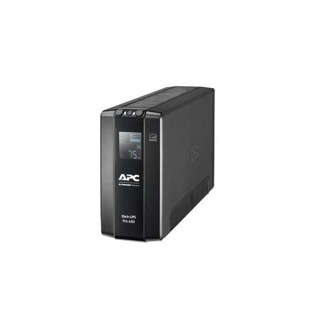 APC Back-UPS Pro 650VA (390W) 6 Outlets AVR LCD Interface