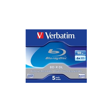 VERBATIM BD-R DL 50GB, 6x, jewel case 5 ks