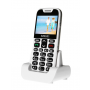EVOLVEO EasyPhone XD, mobilní telefon pro seniory s nabíjecím stojánkem (bílá barva)