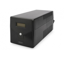 DIGITUS Professional Line-Interactive UPS, 2000VA / 1200W 12V / 9Ah x2 baterie, 4x CEE 7/7, AVR, USB
