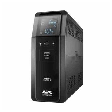 APC Back UPS Pro BR 1200VA(720W), sinusoida, 8 zásuvek, AVR, LCD rozhraní