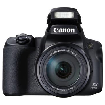 Canon PowerShot SX70 HS Black - 20MP, 65x zoom, 21-1365mm, 4K Ultra HD