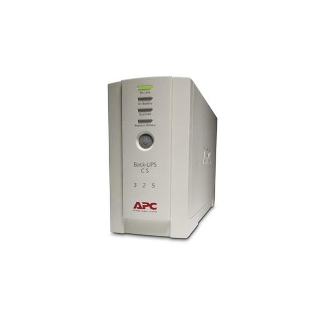 APC Back-UPS 325VA(210W), IEC 320, bez softwaru pro automatické vypnutí