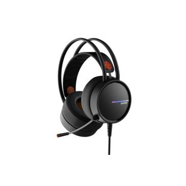 Canyon GH-8A Interceptor herný headset pre náročných hráčov, USB / 2x 3.5mm jack, čierny