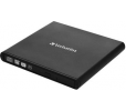 VERBATIM Externí CD/DVD Slimline vypalovačka USB 2.0 černá + Nero