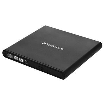 VERBATIM Externí CD/DVD Slimline vypalovačka USB 2.0 černá + Nero