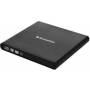 VERBATIM Externí CD/DVD Slimline vypalovačka USB 2.0 černá + Nero
