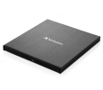 VERBATIM Externí CD/DVD Slimline vypalovačka USB-C černá + Nero