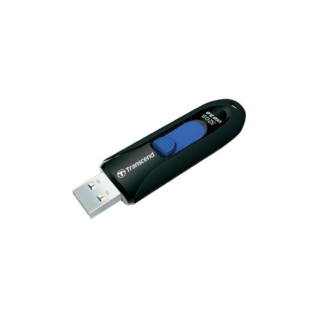 Transcend 32GB JetFlash 790K, USB 3.0 (3.1 Gen 1) flash disk, černo/modrý