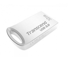 Transcend 32GB JetFlash 710S, USB 3.1 Gen 1 flash disk, malé rozměry, stříbrný kov