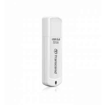 Transcend 32GB JetFlash 370, USB 2.0 flash disk, bílý