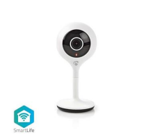 Nedis WIFICI06CWT - WiFi Chytrá IP Kamera | 1920x1080 |  microSD | Noční vidění | Android™ / IOS |