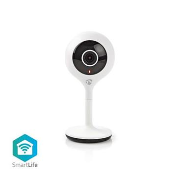 Nedis WIFICI06CWT - WiFi Chytrá IP Kamera | 1920x1080 |  microSD | Noční vidění | Android™ / IOS |