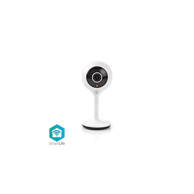 Nedis WIFICI06CWT - WiFi Chytrá IP Kamera | 1920x1080 |  microSD | Noční vidění | Android™ / IOS |