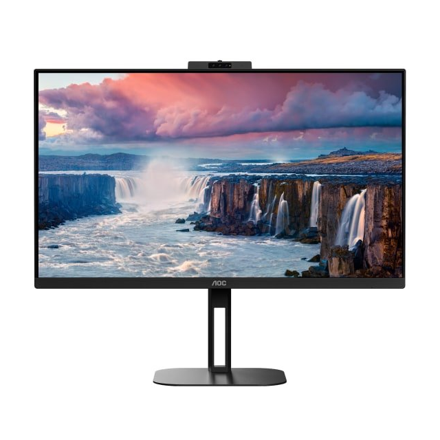 AOC Q27V5CW/BK 27"W IPS LED 2560x1440 20 000 000:1 4ms 300cd HDMI DP USB-C(65W) PIVOT CAM repro