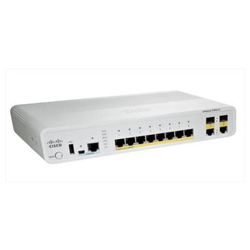 Cisco Catalyst 2960CX Switch 8 GE PoE+ 124W, 2x1G SFP, 2x1G Copper,  Lan Base