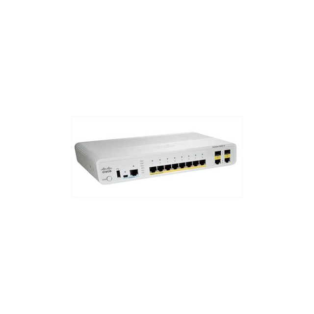 Cisco Catalyst 2960CX Switch 8 GE PoE+ 124W, 2x1G SFP, 2x1G Copper,  Lan Base