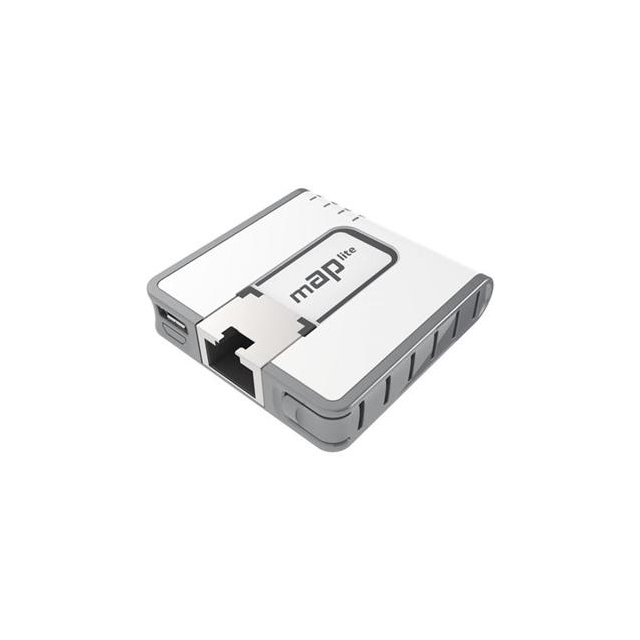 MikroTik RBmAPL-2nD, mAP lite, ROS L4, 1xLAN, plast. krabice, napájecí adaptér