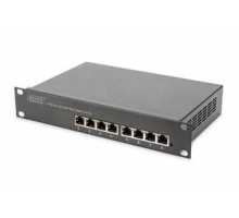 DIGITUS Gigabit Ethernet Switch 8-port, 10 palců, nemanagovaný