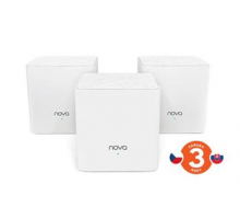 Tenda MW3 (3-pack) - Wireless AC MESH systém 802.11ac/a/b/g/n, 2x LAN/WAN