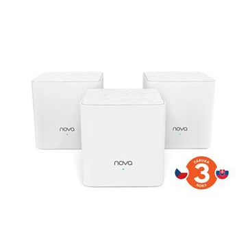 Tenda MW3 (3-pack) - Wireless AC MESH systém 802.11ac/a/b/g/n, 2x LAN/WAN