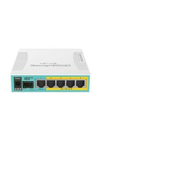 MikroTik RB960PGS, hEX PoE, 800MHz CPU, 128MB RAM, 5xGLAN, USB, L4, PSU