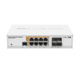 MikroTik Cloud Router Switch CRS112-8P-4S-IN, 8x GLAN s PoE, 4x SFP